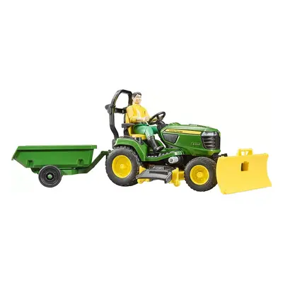 BRUDER 62104 Malotraktor John Deere X949 set s vlečkou a figurkou s doplňky