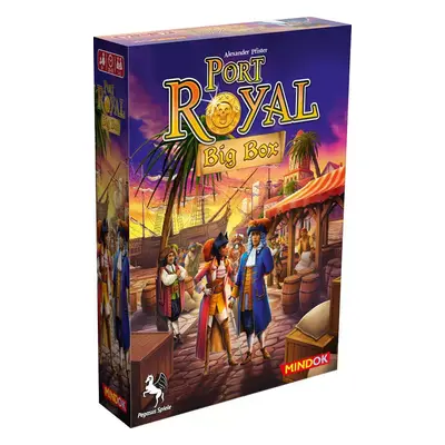 MINDOK HRA Port Royal Big Box set základní hra + 3 rozšíření