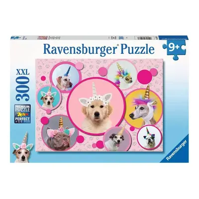 RAVENSBURGER Puzzle Roztomilí psí jednorožci XXL 300 dílků