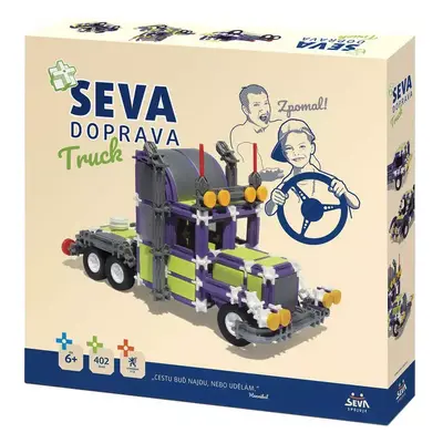 SEVA DOPRAVA Truck polytechnická STAVEBNICE 402 dílků