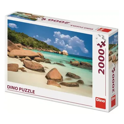 DINO Puzzle 2000 dílků Pláž foto 97x69cm skládačka