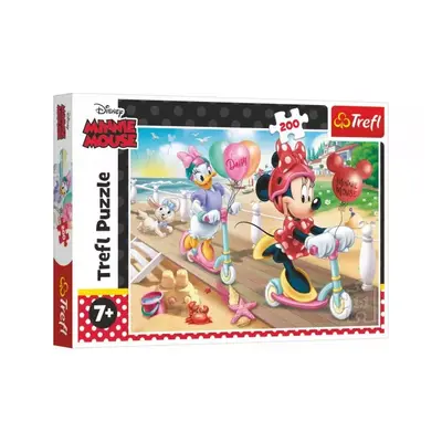 Puzzle Minnie na pláži/Disney Minnie 200 dílků 48x34cm v krabici 33x23x4cm