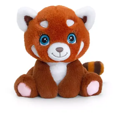 Keel Toys SE1537 Keeleco Panda červená - eko plyšová hračka 16 cm