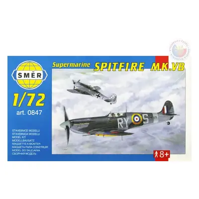 SMĚR Model letadlo Supermarine Spitfire MK. VB 1:72 (stavebnice letadla)