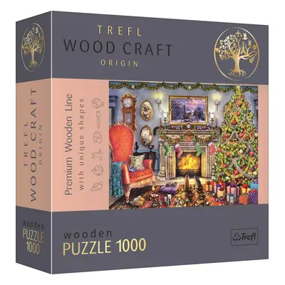 TREFL Wood Craft Origin puzzle U krbu 1000 dílků