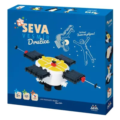 SEVA Vesmír Družice plastová STAVEBNICE 425 dílků