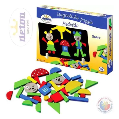 Detoa Magnetické puzzle Medvědi