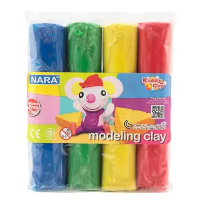 Modelína Nara 454g set 4 barvy hmota modelovací v sáčku