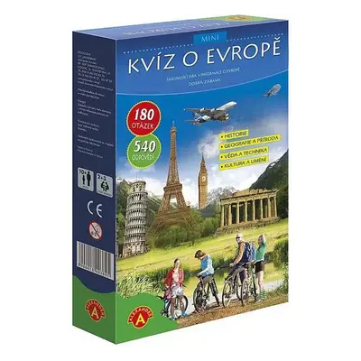 ALEXANDER Hra mini Kvíz o Evropě 180 otázek