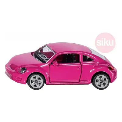 SIKU Auto Volkswagen Beetle růžový set s nálepkami model kov 1488