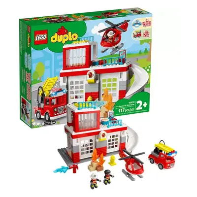 LEGO DUPLO Hasičská stanice na baterie Světlo Zvuk 10970 STAVEBNICE