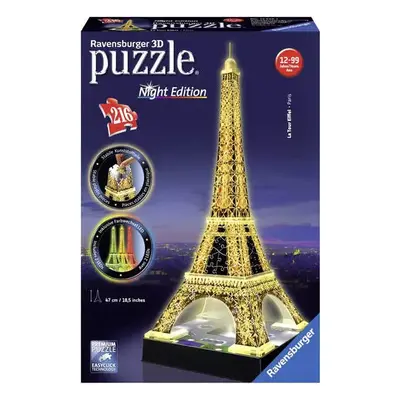 RAVENSBURGER Puzzle 3D Eiffelova věž Noční edice 216 dílků