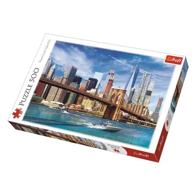 TREFL PUZZLE Foto pohled na New York skládačka 48x34cm 500 dílků