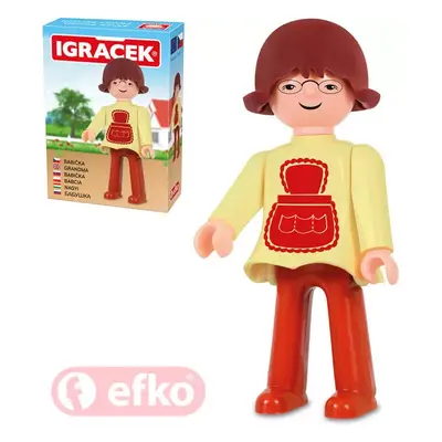 EFKO IGRÁČEK Babička figurka 7,5cm rodina v krabičce STAVEBNICE