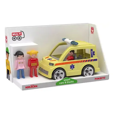 EFKO IGRÁČEK MultiGO Trio Rescue set auto + 3 figurky s doplňky