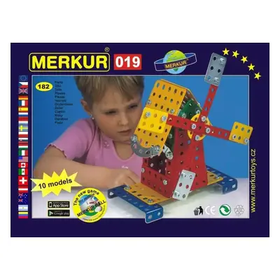 MERKUR M 019 Větrný mlýn 183 dílků