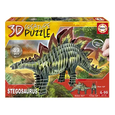 EDUCA 3D puzzle Stegosaurus 89 dílků