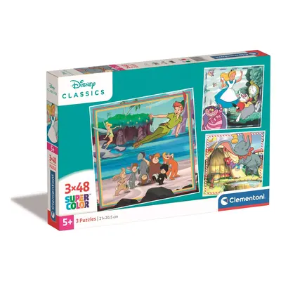 Puzzle Disney klasika 3x48 dílků