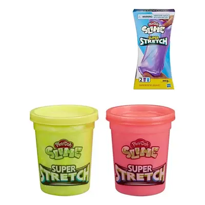 HASBRO PLAY-DOH Sliz super natahovací modelína set 2 kelímky 2 barvy