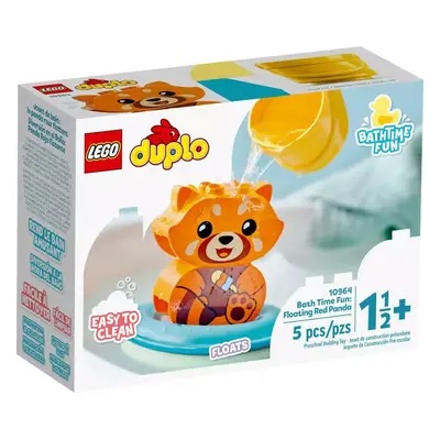 LEGO DUPLO Legrace ve vaně: Plovoucí panda červená 10964 STAVEBNICE