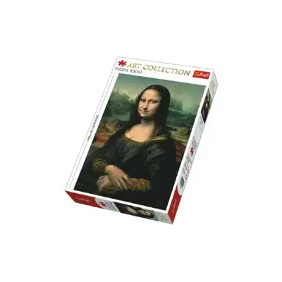 Puzzle Mona Lisa 1000 dílků 48x68cm v krabici 40x27x6cm