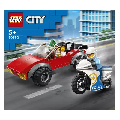 LEGO® City 60392 Honička auta s policejní motorkou