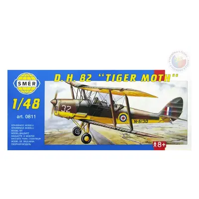 SMĚR Model letadlo D.H.82 Tiger Moth 1:48 (stavebnice letadla)