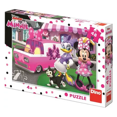 DINO Puzzle Disney Minnie a Daisy 48 dílků 26x18cm skládačka v krabici