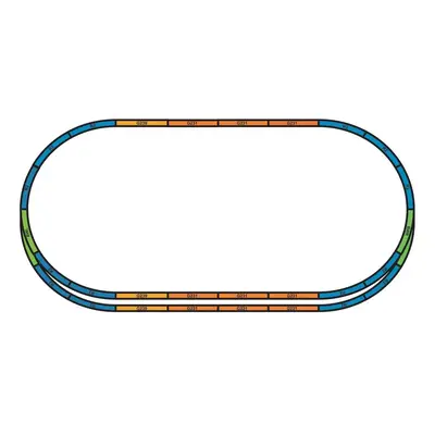 Piko Podloží pro sady kolejí A+E (základní ovál s paralelní tratí) - 55367