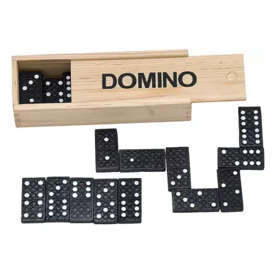 WOODY DŘEVO Hra Domino klasik 28 kamenů