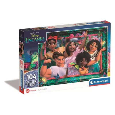 CLEMENTONI Třpytivé puzzle Disney: Encanto 104 dílků