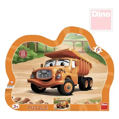 DINO Puzzle obrysové skládačka Tatra 25 dílků 31x23cm