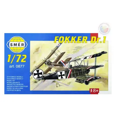 SMĚR Model letadlo Fokker Dr.I 1:72 (stavebnice letadla)