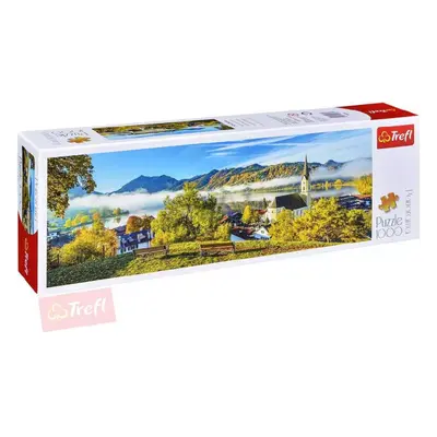 TREFL PUZZLE Panoramatické Jezero Schliersee 1000 dílků 97x34cm 129035