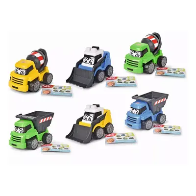 ABC Happy Stavební auto, 13cm, 6 druhů