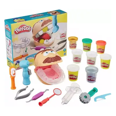 HASBRO PLAY-DOH Zubař Doktor Drill and Fill set modelína s nástroji