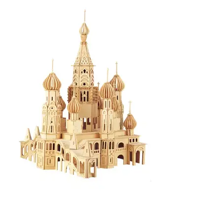 Woodcraft Dřevěné 3D puzzle kostel Petersburg