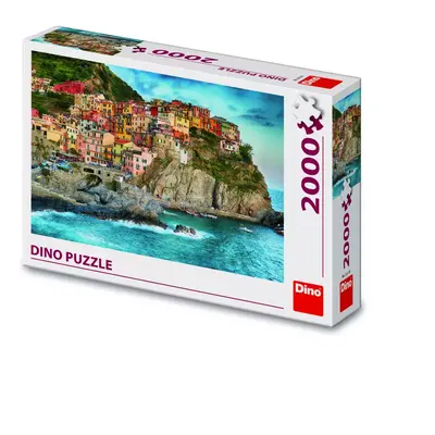 Puzzle 2000 dílků barevná Manarola