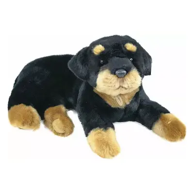 PLYŠ Pes Rottweiler ležící 38cm