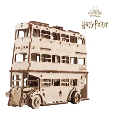 Ugears 3D dřevěné mechanické puzzle Harry Potter Rytířský autobus