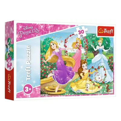 TREFL PUZZLE Disney Princezny skládačka 27x20cm 30 dílků