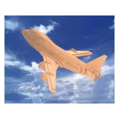 Woodcraft Dřevěné 3D puzzle boeing