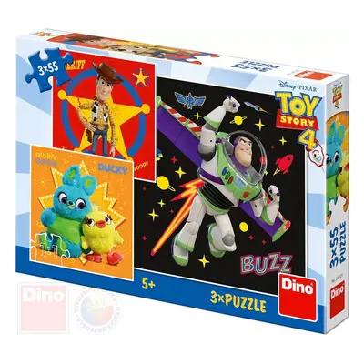 DINO Puzzle Toy Story (Příběh hraček) 18x18cm skládačka 3x55 dílků