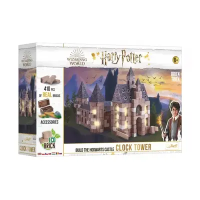 Stavějte z cihel Harry Potter - Hodinová věž stavebnice Brick Trick v krabici 40x27x9cm