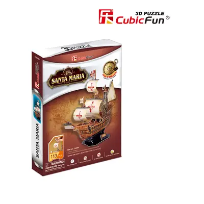 Puzzle 3D Santa Maria - 113 dílků