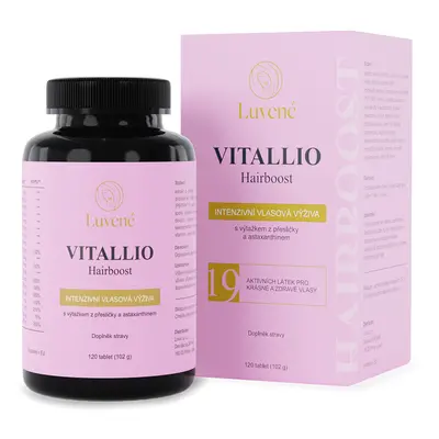 Luvené Vlasová výživa Vitallio Hairboost 120 tablet