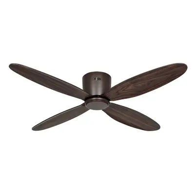 CasaFan Stropní ventilátor Eco Plano II, bronz, tichý, Ø 132 cm