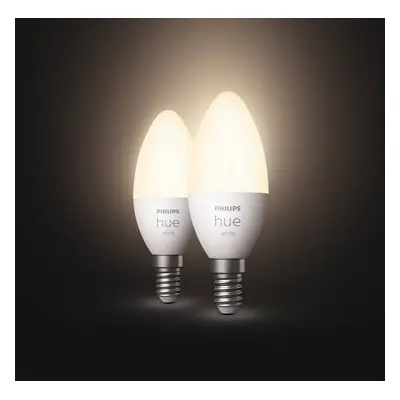 Philips Hue Philips Hue White 5,5W E14 LED svíčka set 2ks