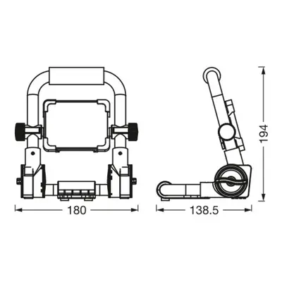 LEDVANCE Ledvance LED-Worklight Value R-Stand reflektor 10W