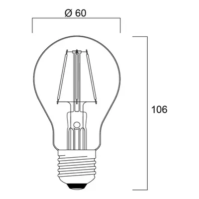 Sylvania Sylvania ToLEDo Retro LED žárovka E27 4,1W 4er Mix